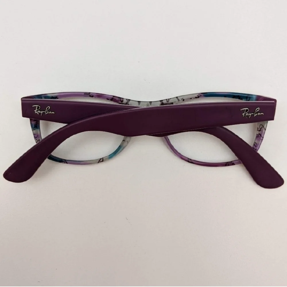 👓 Kids' Ray-Ban Purple Glasses w/ Case! No Lenses 👓